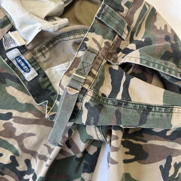 Old Navy Y2K Camo Cargo Straight Leg Pants Size 29x30 Distressed Streetwear - Picture 8 of 12